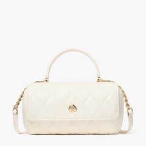 Kate Spade Novelty Valentines Heart Barrel love Quilted Crossbody